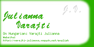 julianna varajti business card